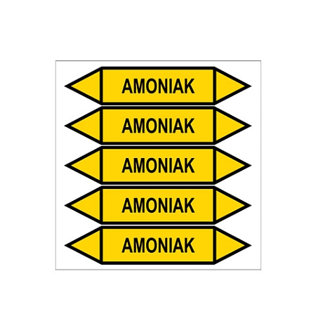 Značení potrubí, amoniak